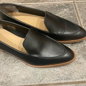Everlane Black Italian Leather Loafers